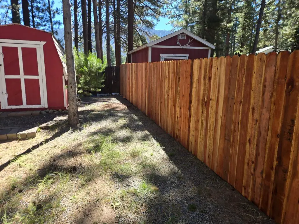 Fence Replacement and Installation in South Lake Tahoe — hog panel fence installation