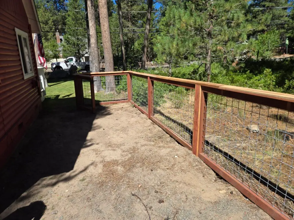 Fence Replacement and Installation in South Lake Tahoe — chain-link fence removal